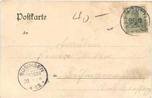 7300 Tuttlingen Gebrüder Mets, Tübingen.Litho -555356