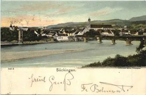 Säckingen. Gebrüder Metz, Tübingen. Litho -555490