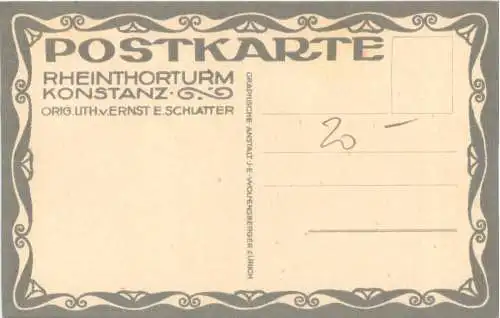 RHEINTHORTURM KONSTANZ ORIG.E.SCHLATTERISCHE -555548
