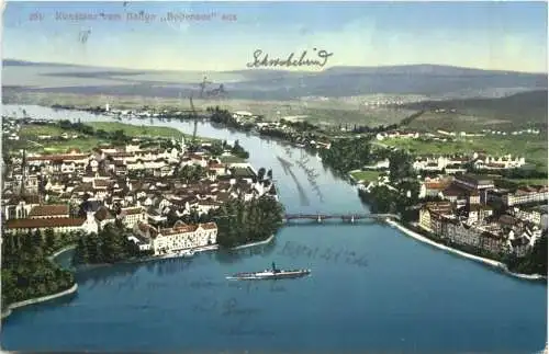 Konstanz vom Ballon, Bodensee" au -555568