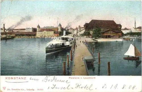 KONSTANZ Panorama v. Leuchtturm -555584