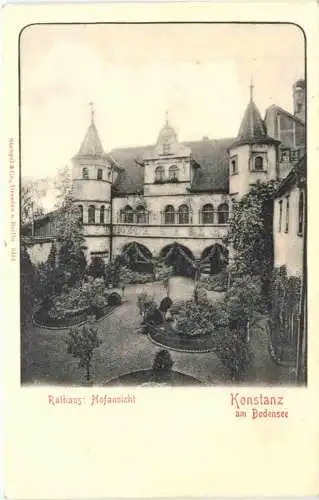 Rathaus: Hofansicht Konstanz am Bodensee -555550