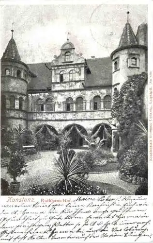 Konstanz. Rathhaus-Hof -555406