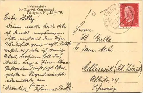 Tübingen Friedenskirche Künstler Martin Fischer -556300