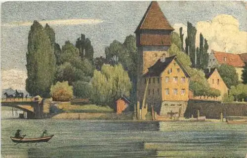 RHEINTHORTURM KONSTANZ ORIG. LITH.VERNST E.SCHLATTER -555614