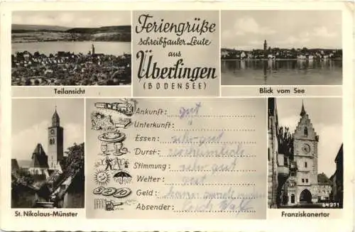 Feriengrüße Schreibfauler Leute aus Überlingen Bodensee -555612