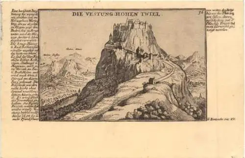 DIE VESTUNG HOHEN TWIEL. -555708