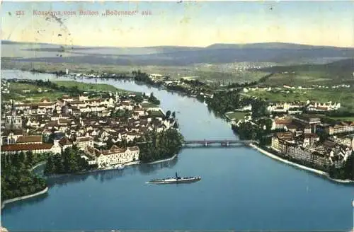 Konstanz vom Ballon, Bodensee" aus -555692