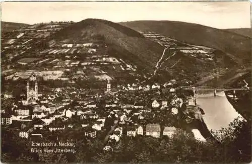 Eberbach a Neckar Blick vom Jtterberg -555666