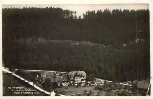 HALLWANGEN KURHAUS WALDECK Flugzeug aus -555662