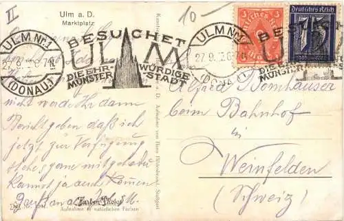 Ulm a.D Marktplatz -555718