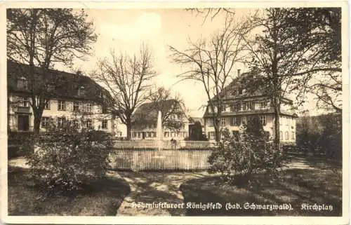 Höhenluftturort Königsfeld (bad. Schwarzwald). Kirchplatz -555776