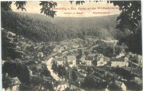 Neuenbürg a. Enz Partie an der Wildbaderstrasse -555958