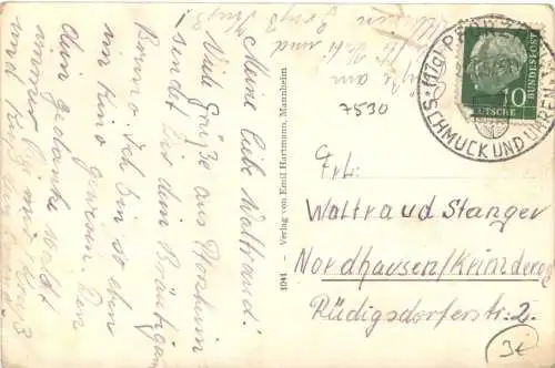 Pforzheim-Dillweißenstein Ruine -555952