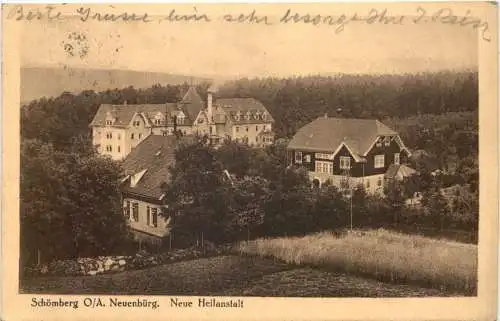 Schömberg O/A. Neuenbürg. Neue Heilanstalt -555966
