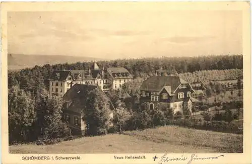 SCHÖMBERG i. Schwarzwald. Neue Heilanstalt. -556004