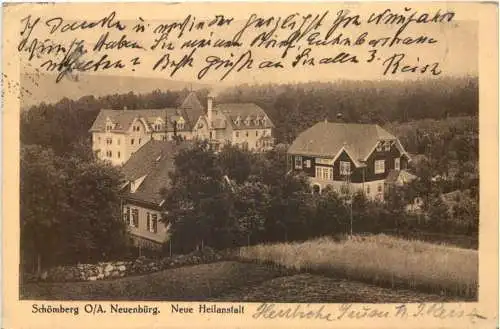 Schömberg O/A. Neuenbürg. Neue Heilanstalt -556006