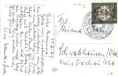 SCHÖMBERG (Kreis Calw) im Schwarzwald -555910