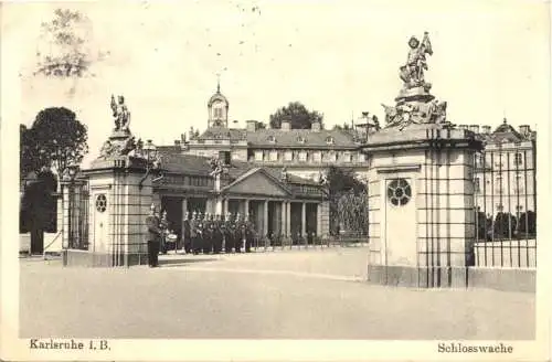 Karlsruhe i. B. Schlosswache -556122