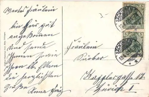 Säckingen, Partie beim Schlossturm -556162