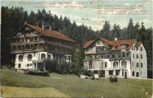 Freudenstadt, Württb. Schwarzw. Waldhotel Stokinger -556156
