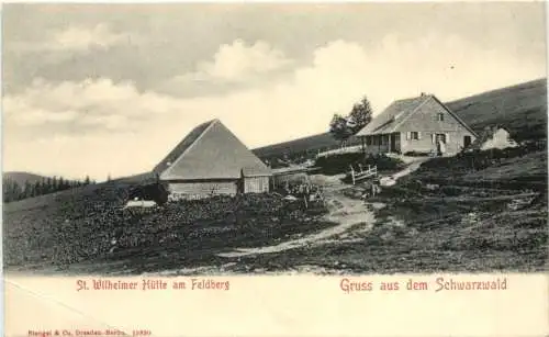 Gruss aus dem Schwarzwald St. Wilhelmer Hütte am Feldberg -556150