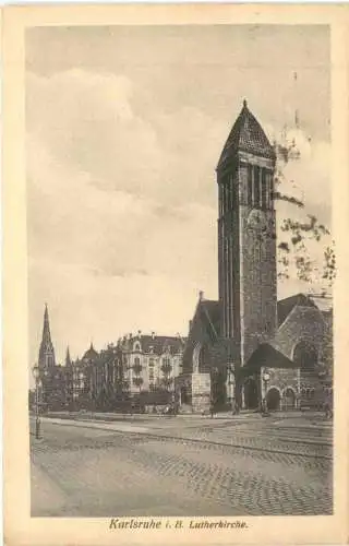 Karlsruhe i. B. Lutherkirche. -556158