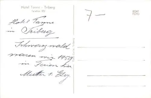 Hotel Tanne - Triberg -556176