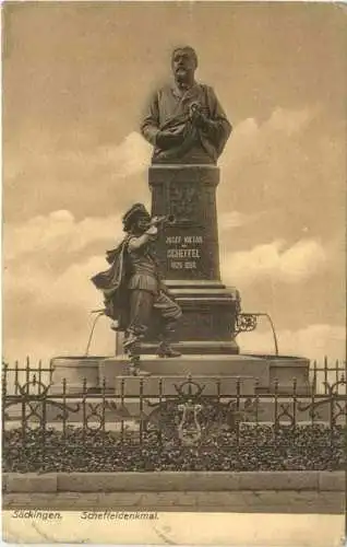 Säckingen.Scheffeldenkmal -556168