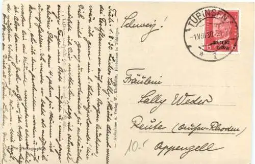 Tübingen Marktplatz mit Rathaus -556224