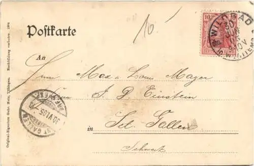 Gruss aus Wildbad Schwanensee -556244