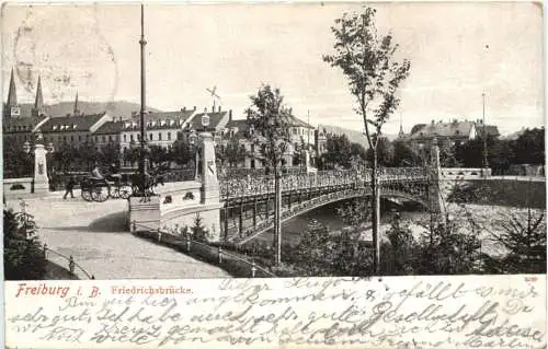 Freiburg i. B. F Friedrichsbrücke -556268
