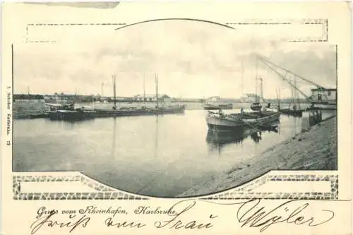Gruß vom Rheinhafen, Karlsruhe -556296