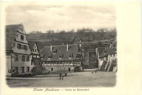 Kloster Maulbronn Partie im Klosterhof -556286