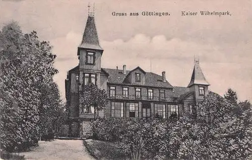 Gruss aus Göttingen. Kaiser Wilhelmpark, -792548