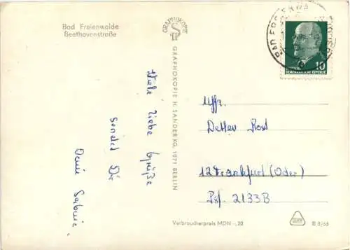 Bad Freienwalde, Beethovenstrasse -373994