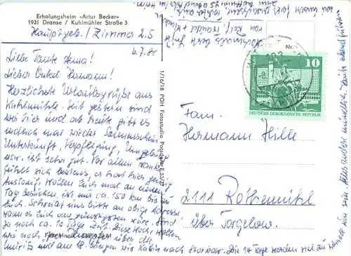 Dranse, Erholungsheim Artur Becker, Wittstock -398910
