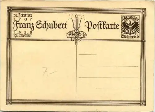 Franz Schubert - Ganzsache -94264