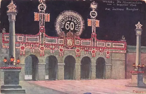 Wien - Die Illumination 1908 -792862