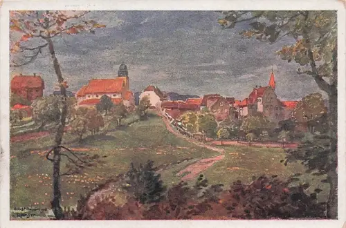 Ramsen_Pfalz Ortsmotiv Kuenstlerkarte Ramsen Pfalz -792852