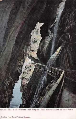 Taminaschlucht bei Pfäfers -792834