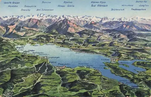 Bodensee Panorama und Umgebung -792832