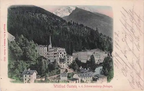 Bad Gastein Badgastein in Salzburg, Ort von den Schwarzenberg -792818