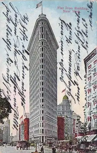 New York City Flat Iron Building Skyscraper / New York / -792760