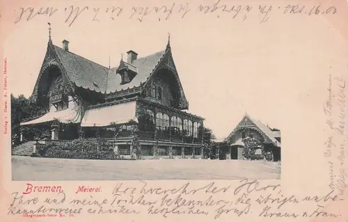 AK Bremen, Gasthaus Meierei -792738