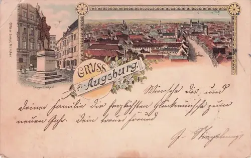 Augsburg Fugger Denkmal Augsburgobe -792584