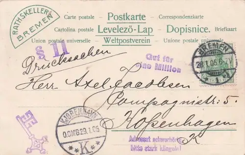 Bremen - Bachusfass im Rathskeller -792618