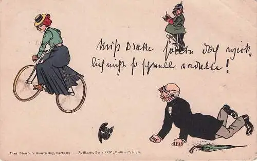 Theo Stroefer's Kunstverlag, Nürnberg,"Postkarte, Serie XXIV, "Radierei"Nr5 -792624