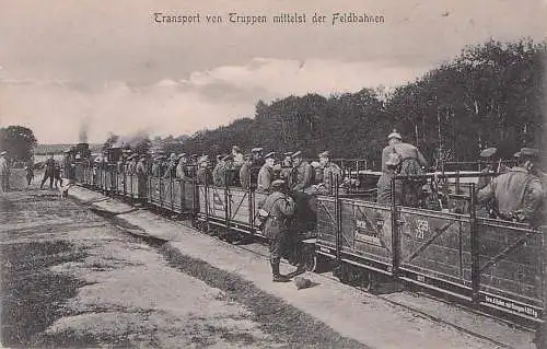 Transport von Truppen mittelst der Feldbahnen -792636