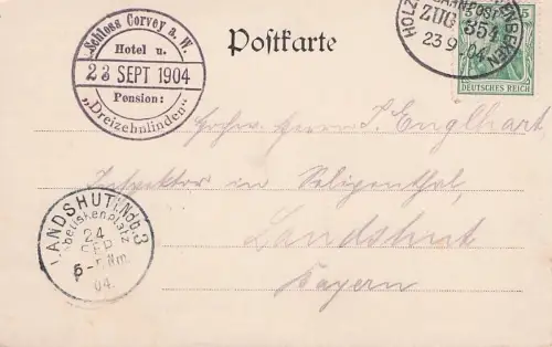 Ak Höxter in Nordrhein Westfalen, Corvey, Vorderansicht -792630